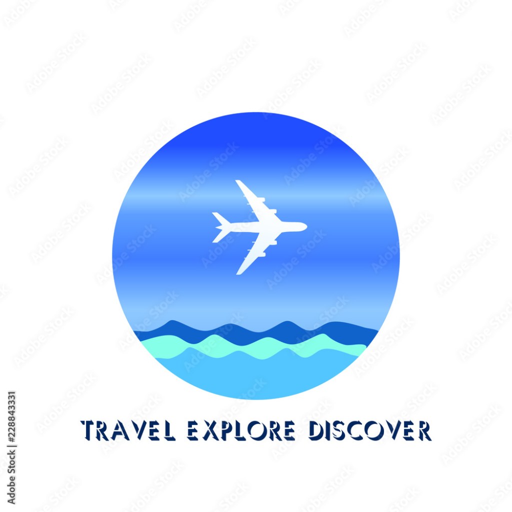 travel vacation explore - Travel and outdoor vacation concept illustration vector